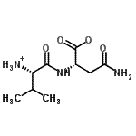 CAS#: 66170-00-1， (2S)-4-Amino-2-{[(2S)-2-ammonio-3-methylbutanoyl]amino}-4-oxobutanoate