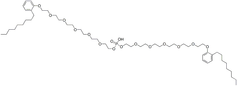 CAS#: 66172-79-0， Bis[17-(Nonylphenoxy)-3,6,9,12,15-Pentaoxaheptadecan-1-Yl] Hydrogen Phosphate