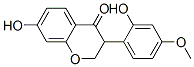 CAS#: 66211-83-4, 2,3-Dihydro-7-hydroxy-3-(2-hydroxy-4-methoxyphenyl)-4H-1-benzopyran-4-one