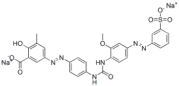 CAS#: 66214-49-1， Disodium 5-[[4-[[[[2-Methoxy-4-[(3-Sulphonatophenyl)Azo]Phenyl]Amino]Carbonyl]Amino]Phenyl]Azo]-3-Methylsalicylate