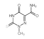 CAS#: 6623-87-6， 2-Methyl-5-Oxo-3-Sulfanylidene-1,2,4-Triazine-6-Carboxamide