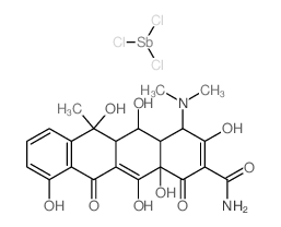 CAS#: 6625-28-1， (2E)-2-(Amino-Hydroxy-Methylidene)-4-Dimethylamino-5,6,10,11,12alpha-Pentahydroxy-6-Methyl-4,4A,5,5alpha-Tetrahydrotetracene-1,3,12-Trione, Trichlorostibane