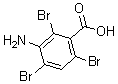 CAS 登录号：6628-84-8， 3-氨基-2,4,6-三溴-苯甲酸
