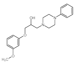 CAS#: 66307-45-7， alpha-[(3-Methoxyphenoxy)Methyl]-4-Phenyl-1-Piperazineethanol