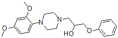 CAS#: 66307-57-1， alpha-(Phenoxymethyl)-4-(2,4-Dimethoxyphenyl)-1-Piperazineethanol