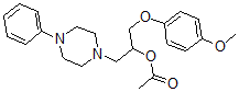 CAS#: 66307-60-6， alpha-[(4-Methoxyphenoxy)Methyl]-4-Phenyl-1-Piperazineethanol Acetate