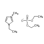 CAS 登录号：663199-29-9， 二乙基磷酸酯, 1-乙基-3-甲基-咪唑-3-鎓