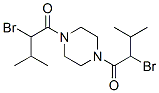 CAS#: 6632-82-2， 2-Bromo-1-[4-(2-Bromo-3-Methyl-Butanoyl)Piperazin-1-Yl]-3-Methyl-Butan -1-One