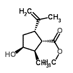 CAS#: 663606-09-5， Methyl (1S,2R,3S,5S)-3-hydroxy-5-isopropenyl-2-methylcyclopentanecarboxylate