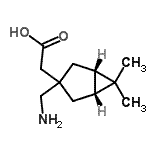 CAS#: 663616-77-1， [(1R,5S)-3-(Aminomethyl)-6,6-dimethylbicyclo[3.1.0]hex-3-yl]acetic acid