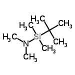 CAS#: 66365-05-7， N,N,1,1-Tetramethyl-1-(2-methyl-2-propanyl)silanamine