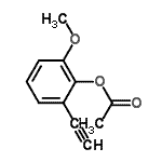 CAS#: 663935-12-4， 2-Ethynyl-6-methoxyphenyl acetate