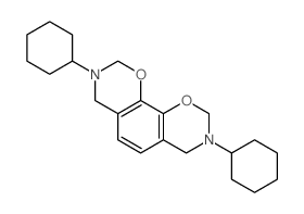 CAS#: 6641-21-0， 3,8-Dicyclohexyl-2,4,7,9-tetrahydro-[1,3]oxazino[5,6-h][1,3]benzoxazine