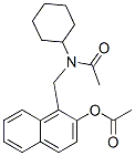 CAS#: 6642-11-1， [1-[(Acetyl-Cyclohexyl-Amino)Methyl]Naphthalen-2-Yl] Acetate