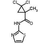 CAS#: 664311-36-8， 2,2-Dichloro-1-methyl-N-(1,3-thiazol-2-yl)cyclopropanecarboxamide