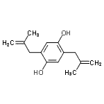 CAS#: 664324-51-0， 2,5-Bis(2-methyl-2-propen-1-yl)-1,4-benzenediol