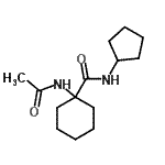 CAS#: 664371-63-5， 1-Acetamido-N-cyclopentylcyclohexanecarboxamide