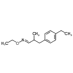 CAS#: 664986-48-5， (1E)-N-Ethoxy-3-(4-ethylphenyl)-2-methyl-1-propanimine
