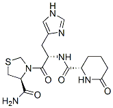 CAS#: 66537-55-1， [2S-[2R*[R*(R*)]]]-N-[2-[4-(Aminocarbonyl)-3-Thiazolidinyl]-1-(1H-Imidazol-4-Ylmethyl)-2-Oxoethyl]-6-Oxopiperidine-2-Carboxamide