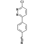 CAS#: 66548-54-7， 4-(6-Chloro-3-pyridazinyl)benzonitrile
