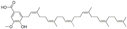 CAS#: 66551-60-8， 3-[(2Z,6Z,10Z,14Z,18Z)-3,7,11,15,19,23-Hexamethyltetracosa-2,6,10,14,18,22-Hexaenyl]-4-Hydroxy-5-Methoxybenzoic Acid