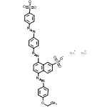 CAS#: 6661-43-4， Disodium 5-[(4-Ethoxyphenyl)Diazenyl]-8-({4-[(4-Sulfonatophenyl)Diazenyl]Phenyl}Diazenyl)-2-Naphthalenesulfonate