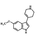 CAS#: 66611-26-5， 5-Methoxy-3-(1,2,3,6-tetrahydro-4-pyridinyl)-1H-indole