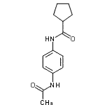 CAS#: 666213-20-3， N-(4-Acetamidophenyl)cyclopentanecarboxamide