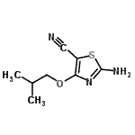 CAS#: 666257-92-7， 2-Amino-4-isobutoxy-1,3-thiazole-5-carbonitrile