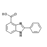 structure of CAS# 66630-72-6, 2-Phenyl-1H-benzimidazole-4-carboxylic acid;2-phenyl-1H-1,3-benzodiazole-4-carboxylic acid;2-phenyl-1H-1,3-benzodiazole-7-carboxylic acid;2-Phenyl-1H-benzoimidazole-4-carboxylic acid