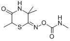 CAS#: 66637-26-1， 3,3,6-Trimethyl-2,5-Thiomorpholinedione 2-(O-((Methylamino)Carbonyl )Oxime)