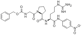 CAS 登录号：66648-35-9， 苄氧羰基-甘氨酰-脯氨酰-精氨酰-对硝基苯胺