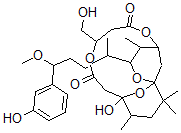CAS#: 66671-95-2， 17-Debromo-29-De(1-Hydroxyethyl)-29-(Hydroxymethyl)Aplysiatoxin