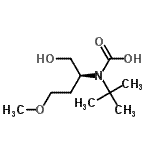 CAS#: 666718-83-8， [(2S)-1-Hydroxy-4-methoxy-2-butanyl](2-methyl-2-propanyl)carbamic acid