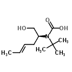 CAS#: 666719-10-4， [(2S,4E)-1-Hydroxy-4-hexen-2-yl](2-methyl-2-propanyl)carbamic acid