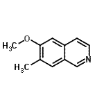 CAS#: 666735-05-3， 6-Methoxy-7-methylisoquinoline