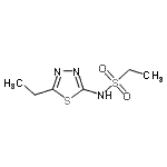 CAS#: 666818-30-0， N-(5-Ethyl-1,3,4-thiadiazol-2-yl)ethanesulfonamide