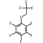 结构式 CAS# 6669-03-0, 1,2,3,4,5-五氟-6-(2,2,2-三氟乙氧基)苯