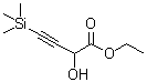 structure of CAS# 66697-09-4, Ethyl 2-hydroxy-4-(trimethylsilyl)-3-butynoate;2-Hydroxy-4-(trimethylsilyl)-3-butynoic acid ethyl ester;Ethyl 2-Hydroxy-4-(trimethylsilyl)-3-butynoate