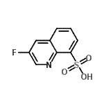 CAS#: 667-75-4， 3-Fluoro-8-Quinolinesulfonic Acid