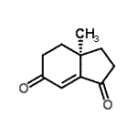 CAS#: 66708-19-8， (3aS)-3a-Methyl-3,3a,4,5-tetrahydro-1H-indene-1,6(2H)-dione
