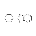 CAS#: 66730-34-5， 2-(1-Cyclohexen-1-yl)-1,3-benzothiazole