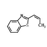 CAS#: 66730-42-5， 2-[(1Z)-1-Propen-1-yl]-1,3-benzothiazole