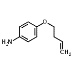 structure of CAS# 667465-97-6, 4-(3-Buten-1-yloxy)aniline;4-(but-3-en-1-yloxy)aniline