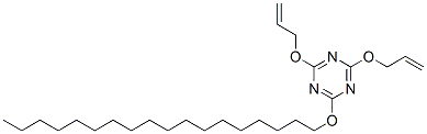 CAS#: 66747-19-1， 4,6-Di(Allyloxy)-2-(Octadecyloxy)-1,3,5-Triazine
