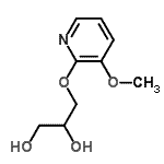 CAS#: 66781-24-6， 3-[(3-Methoxy-2-pyridinyl)oxy]-1,2-propanediol