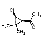CAS#: 66788-31-6， 1-[(1R,3S)-3-Chloro-2,2-dimethylcyclopropyl]ethanone