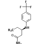 CAS#: 667937-05-5， (3R)-3-{[4-(Trifluoromethyl)phenyl]amino}pentanamide