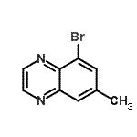 CAS#: 668276-42-4， 5-Bromo-7-methylquinoxaline