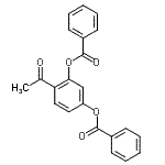 CAS#: 66832-97-1， 4-Acetyl-1,3-phenylene dibenzoate